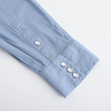 1 x RAW Customer Returns Dctop Shirt Men s Long Sleeve Denim Shirt Denim Shirt Long Sleeve Shirt Leisure Shirt Casual Business Traditional Shirt Regular Fit Light Blue 1 XL  - RRP €33.26