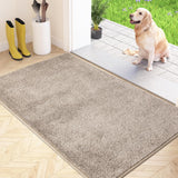 1 x RAW Customer Returns FCSDETAIL dirt trapper mat inside 86 x 150 cm, non-slip machine washable doormat, cleaning mat, entrance door mat with water absorbents, doormat for dog, entrance, front door hallway - RRP €64.99