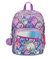 1 x RAW Customer Returns SJ Ever Double Compartment School Backpack, Purple, Oneunicorn Girl, With Bottle Pocket, Elementary School Backpack, Girl s Backpack - RRP €39.31