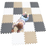 1 x RAW Customer Returns MQIAOHAM 18 pieces baby puzzle mats for babies play mat children puzzle mat carpet G301018-101110112 - RRP €39.99