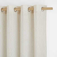 1 x RAW Customer Returns PONY DANCE Linen Curtains Short Semi-Transparent Linen Curtain Boho Set of 2 H 160 x W 140 cm Living Room Curtains Linen Look Short Semi-Transparent Curtains with Eyelets Linen Curtains - RRP €28.19