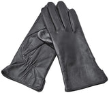 1 x Brand New YISEVEN Women s Winter Gloves Genuine Leather Gloves Lined Flat Design Gifts, Black Medium 7.0  - RRP €37.99