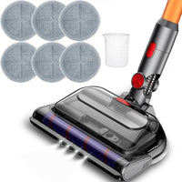 1 x RAW Customer Returns Italdos Motorized Turbo Brush Floor Mop Compatible for Dyson V7 V8 V10 V11 V15 Vacuum Cleaner and Lava Suitable for Floor Marble Wood Including Microfiber Cloth - RRP €81.41