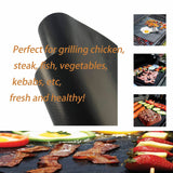 1 x RAW Customer Returns OSVINO 5 pieces grill mat base BBQ Teflon non-stick camping for balcony grill oven round diameter 40cm - RRP €18.99