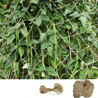 8 x Brand New Jute Netting for Climbing Plants, Vegetables, Runner Beans, Sweet Peas, Biodegradable, Compostable, Natural Netting with 10m Jute Twine for Fixing, Garden Trellis Frame 2mx 5m  - RRP €143.92