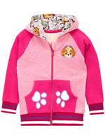 1 x RAW Customer Returns Paw Patrol Girl s Zip Sweatshirt Skye Girl Sweatshirts Pink Glitter Hoodies 4-5 Years - RRP €28.95