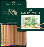 1 x RAW Customer Returns Faber-Castell 112124 Pitt Pastel colored pencil set, metal case of 24 - RRP €38.45