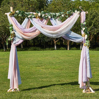 1 x RAW Customer Returns PONY DANCE Valance Curtain with Color Gradient House Bed Decoration Girls Valance Freehand Decoration for Wedding Arch Wedding Canopy Bed Curtains Tulle Fabric, 1 Piece H 548 x W 152 cm, Elegant Rainbow - RRP €25.95