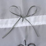 1 x RAW Customer Returns Joyswahl Roman blind voile Roman blinds with drawstring Vanessa ribbon blinds W x H 100x140cm gray pack of 1 - RRP €20.16