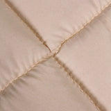 1 x RAW Customer Returns Utopia Bedding Duvet 155 x 220 cm, Lightweight Duvet for Single Bed, 100 Hollow Fiber Filling, Microfibre Quilt for All Seasons Beige  - RRP €25.24