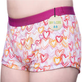 1 x RAW Customer Returns DRY COOL daytime incontinence briefs for girls Underwear Washable Absorbent pad Hearts 122-128cm 7-8 years  - RRP €26.17