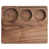 2 x RAW Customer Returns Normcore tamper mat, coffee tamper station 51mm 54mm 58mm for barista made of original walnut, espresso tamper mat barista accessories for portafilter, tamper tray, coffee tamper mat - RRP €120.98