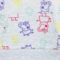 1 x RAW Customer Returns Peppa Pig Hoodie for Girls Gray 3-4 years - RRP €23.95