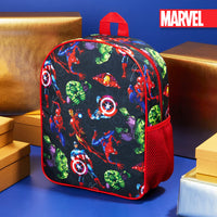 1 x RAW Customer Returns Marvel Backpack Children Spiderman Backpack Kindergarten Avengers Backpack Kindergarten Backpack Boys Backpack for Boys 3-6 Years Gift for Boys from 3 Years One Size Black AOP Avengers  - RRP €18.68