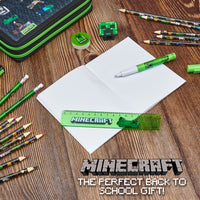 1 x RAW Customer Returns Minecraft Pencil Case for Kids Boys Pencil Case 2 Compartments School Supplies - RRP €26.99