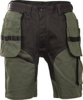 1 x RAW Customer Returns Keilor Men s Summer Stretch Cotton Work Shorts with Cargo Pockets - Olive 46 - RRP €53.75