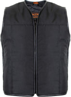 1 x RAW Customer Returns MDM textile biker vest windproof and water-repellent , black, men size 2XL  - RRP €59.9