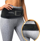 1 x RAW Customer Returns Vriksasana Unisex Sacroiliac Hip Belt Relieves Sciatica, Pelvis, Lower Back, Leg and Sacral Nerve Pain Caused by SI Joint Dysfunction, for Recovery, Pain Relief S M, Black  - RRP €27.22