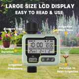 1 x RAW Customer Returns Kazeila Digital Watering Timer, Programmable Garden Water Timer with Rain Delay, Automatic and Manual Watering Modes, for Garden, Lawn, Patio, Farm - RRP €29.23