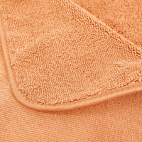 1 x RAW Customer Returns Polyte - premium microfiber bath towel - lint-free quick-drying - orange - 145 x 76 cm - 4 pieces - RRP €28.87