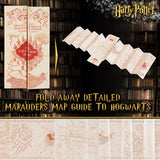 1 x RAW Customer Returns Harry Potter Pen Wand Set with Marauder s Map and Hogwarts Stamps Original Gadgets - RRP €18.99