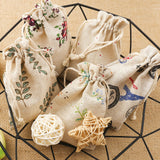 1 x RAW Customer Returns HERZWILD bags 25pcs Small bags with drawstring cotton bags gift bags jute bags for wedding party A type  - RRP €12.99