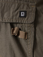 1 x RAW Customer Returns Brandit Pants Pure Vintage, Size L, Color Olive - RRP €38.99