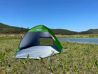 1 x RAW Customer Returns NARMAY - Camping Tent Pop-up Beach Tent Portable Sun Shelter, Green - RRP €49.58