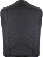 1 x RAW Customer Returns MDM men s textile biker vest in black windproof and water-repellent XL  - RRP €59.9