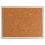 1 x RAW Customer Returns Cork board double-sided pin board made of cork natural cork with wooden frame memo board for home office caf photo wall 30 x 40 cm - RRP €13.39