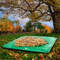 1 x Brand New STARPYNG-6X6FT tarpaulin waterproof, roped garden tarpaulin, leaf transport tarpaulin, durable polyethylene tarpaulin cover, also suitable for transporting flowers, fruits and vegetables 183x183cm  - RRP €8.05