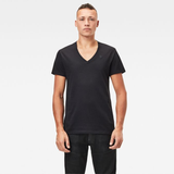 1 x Brand New G-Star RAW Base htr v t s\s 2-packsolid black - S - RRP €39.95