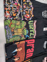 Customer Returns-Grade A-Box of Regular printed T-shirts Disney, Marvel, Netflix etc.-Apparel- 100 t-shirts - RRP €2500