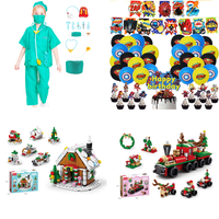 Brand New Job Lot Pallet - Costumes, Toys, Decorations, Puzzles & Figurines - 256 Items - RRP €4833.95