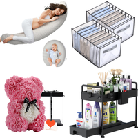 Brand New Job Lot Pallet - Pregnancy Pillows, Rose Teddy Bear Gifts, Wardrobe Organizers, Under Sink Organizers - 88 Items - RRP €1772.8