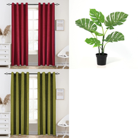 Brand New Job Lot Pallet - Curtains & Artificial Plants - 43 Items - RRP €903.1