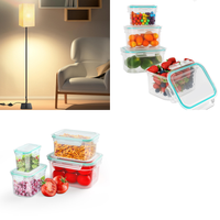 Brand New Job Lot Pallet - Food Containers & Floor Lamps - 26 Items - RRP €580.16