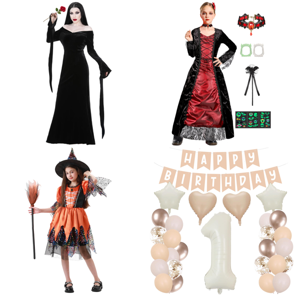 Brand New Job Lot Pallet - Costumes, Birthday Decorations, Party Games & Children's Toys - 608 Items - RRP €9483.15