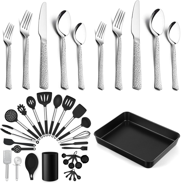 Brand New Job Lot Pallet - Home & Kitchen, Cutlery Sets & Baking Trays - 67 Items - RRP €1974.33