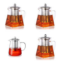 Brand New Pallet - Glass Teapot with Infuser - 447 Items - RRP €6572.49