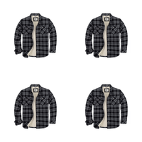 Brand New Pallet - Mens Flannel Jackets - 56 Items - RRP €2799.44