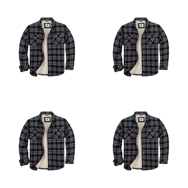 Brand New Pallet - Mens Flannel Jackets - 56 Items - RRP €2799.44