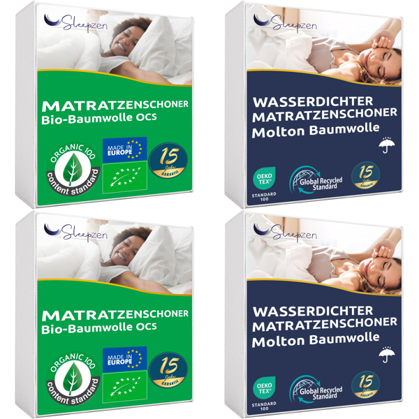 Brand New Pallet - Sleepzen Mattress Protector & SLEEPZEN Bath Towels - 143 Items - RRP €4096.38