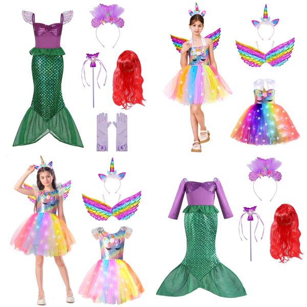 Brand New Pallet - Girls Halloween/Carnival Costumes - 133 Items - RRP €2653.67