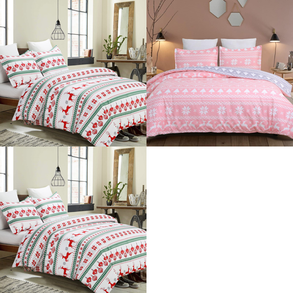 Brand New Pallet - YEPINS Christmas bed linen - 85 Items - RRP €1940.3