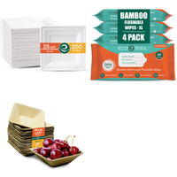 Brand New Pallet -ECO SOUL Plates & ECO SOUL Bamboo Toilet Wipes -   222 Items - RRP €4319.06