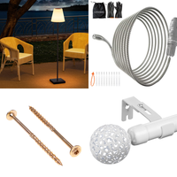 Brand New Pallet - GGII Solar Floor Lamps, Keple Self-Tapping Wood Screws, CITTATREND pipe cleaning spirals, HARRMS Curtain Rods & more ... -  273 Items - RRP €3867.14