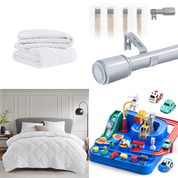 Brand New Pallet -Duvets, Curtain Rods, EPPO Car Toy Race -toys & more ...-   87 Items - RRP €2094.8