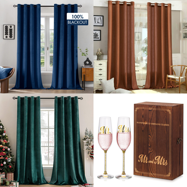 Brand New Pallet - MIULEE  Curtains, Vishine Nail Polishs , Allpeak Waiter Corkscrews & more ...- - 1348 Items - RRP €16596.66