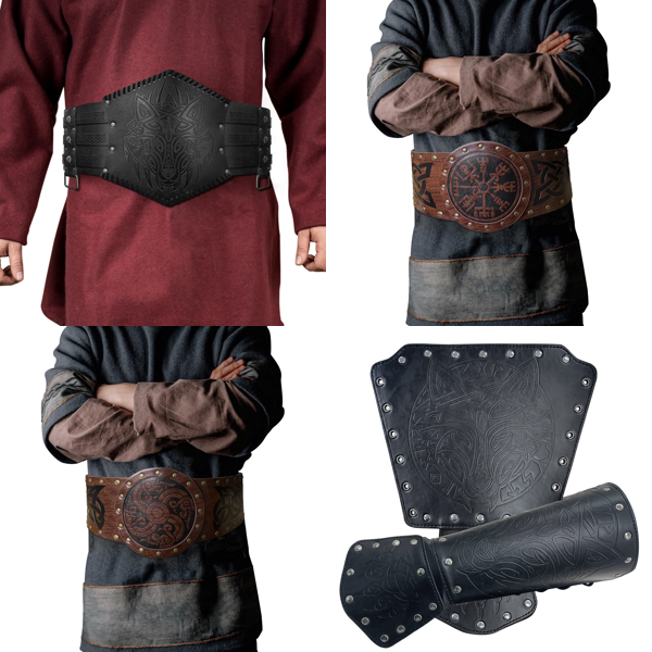 Brand New Pallet - HiiFeuer Viking Embossed Waist Armors & more ...- 181 Items - RRP €5123.73